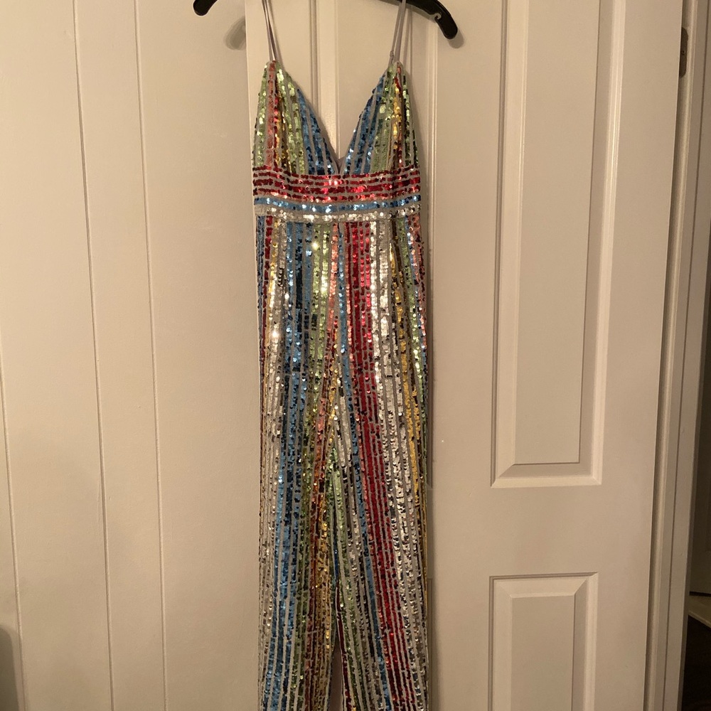 Saylor sequin jumpsuit